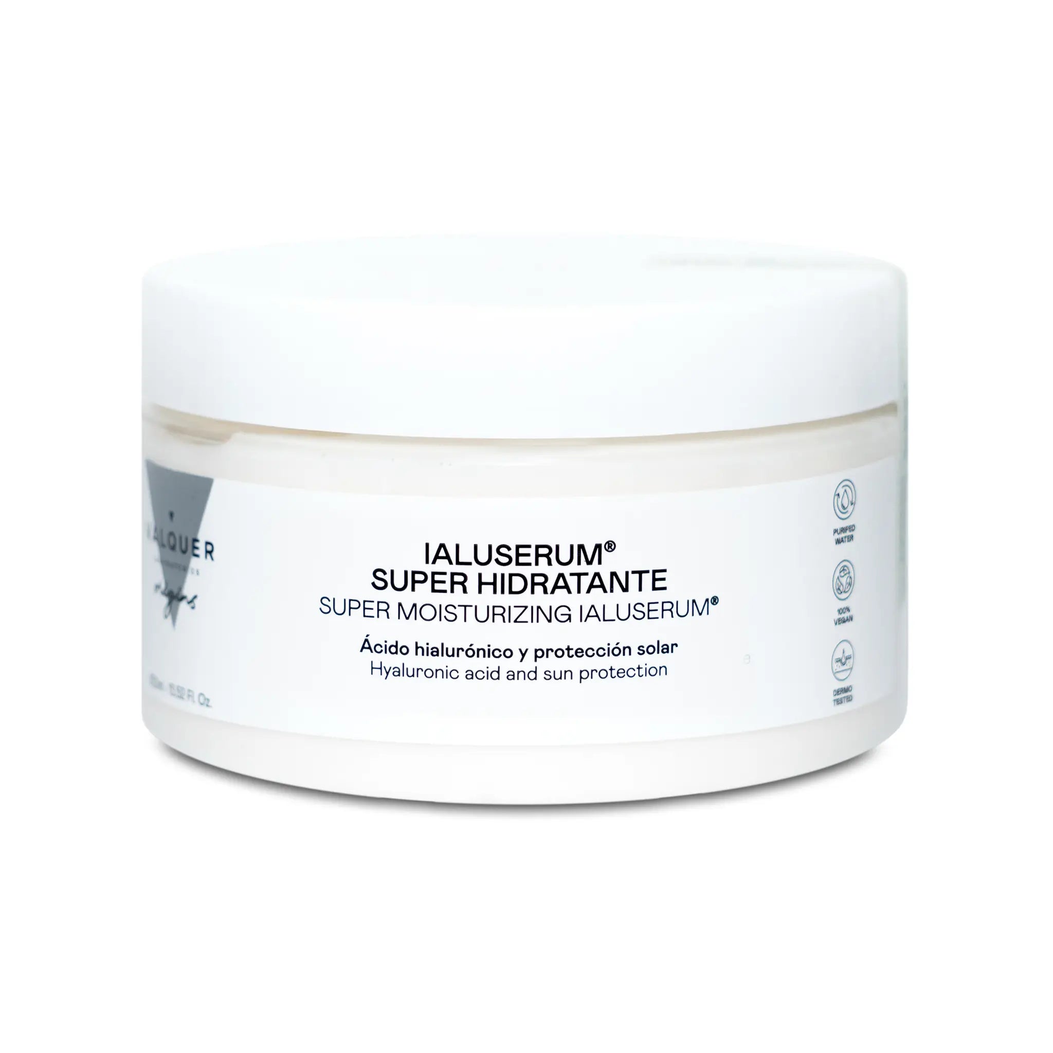 Ialuserum Facial Super-Hidratante – Hidratación Profunda con Ácido Hialurónico y Protección Solar