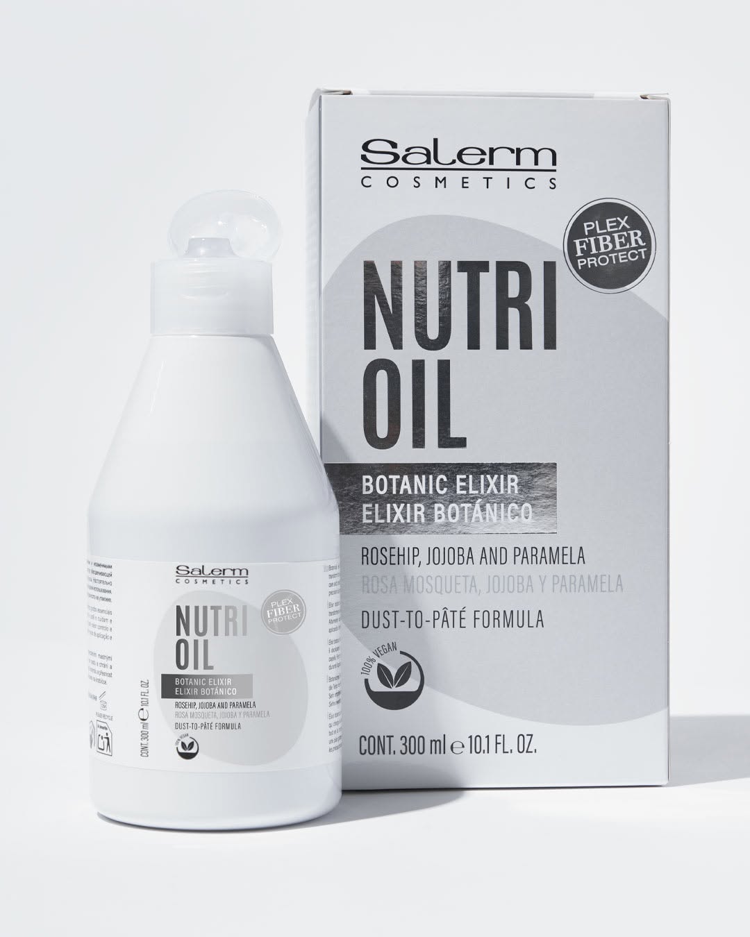 salerm cosmetics nutri oil elixir botánico para decoloraciones 300ml
