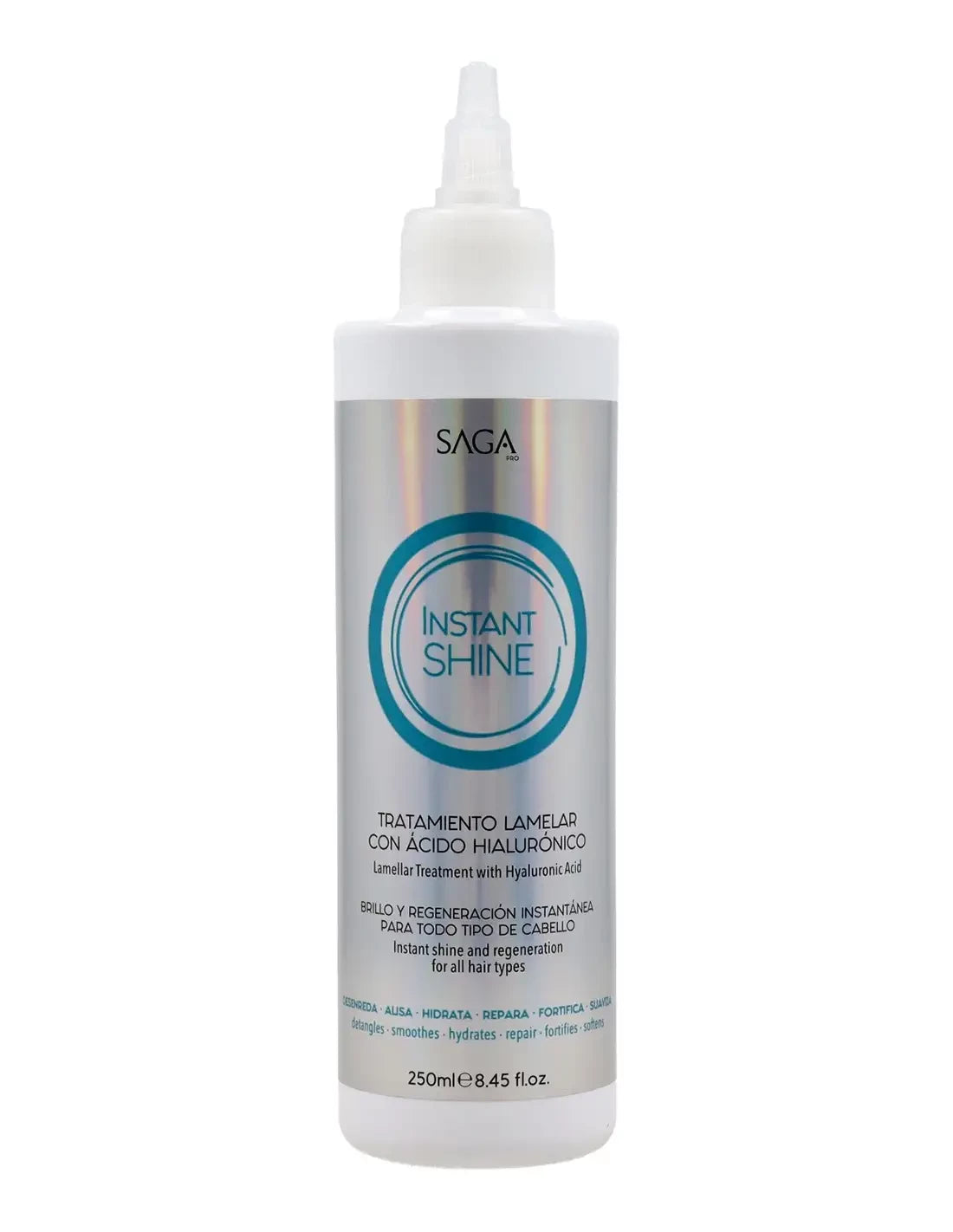 Saga instant shine tratamiento laminar con acido hialurónico 250ml