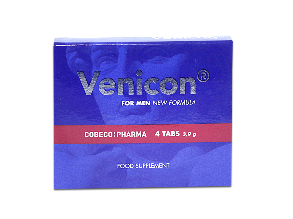 Venicon sor men new formula comprimidos para el rendimiento masculino 4 comprimidos