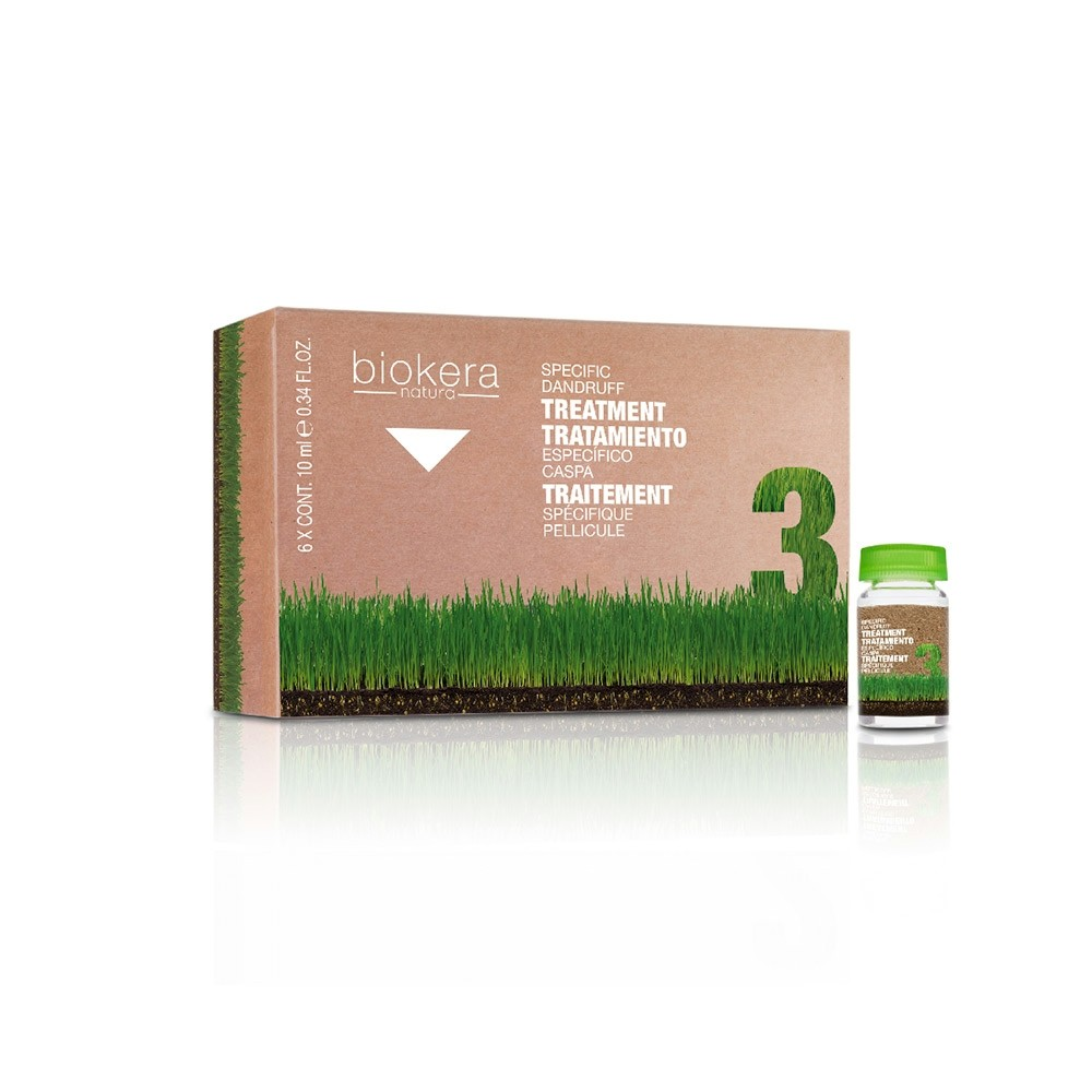 Salerm cosmetics biokera natura tratamiendo especifico para la caspa 6x10ml