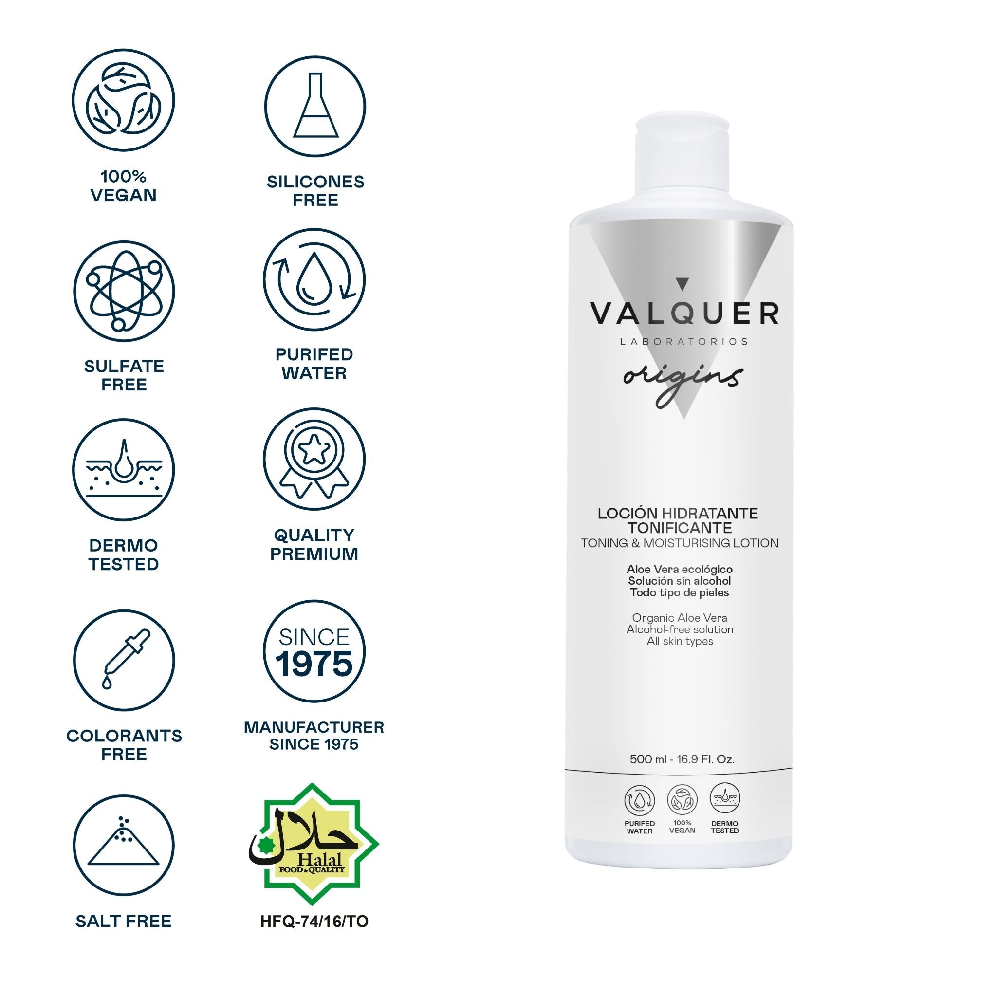 Loción Facial Hidratante Tonificante – Refresca, Calma e Hidrata Sin Alcohol