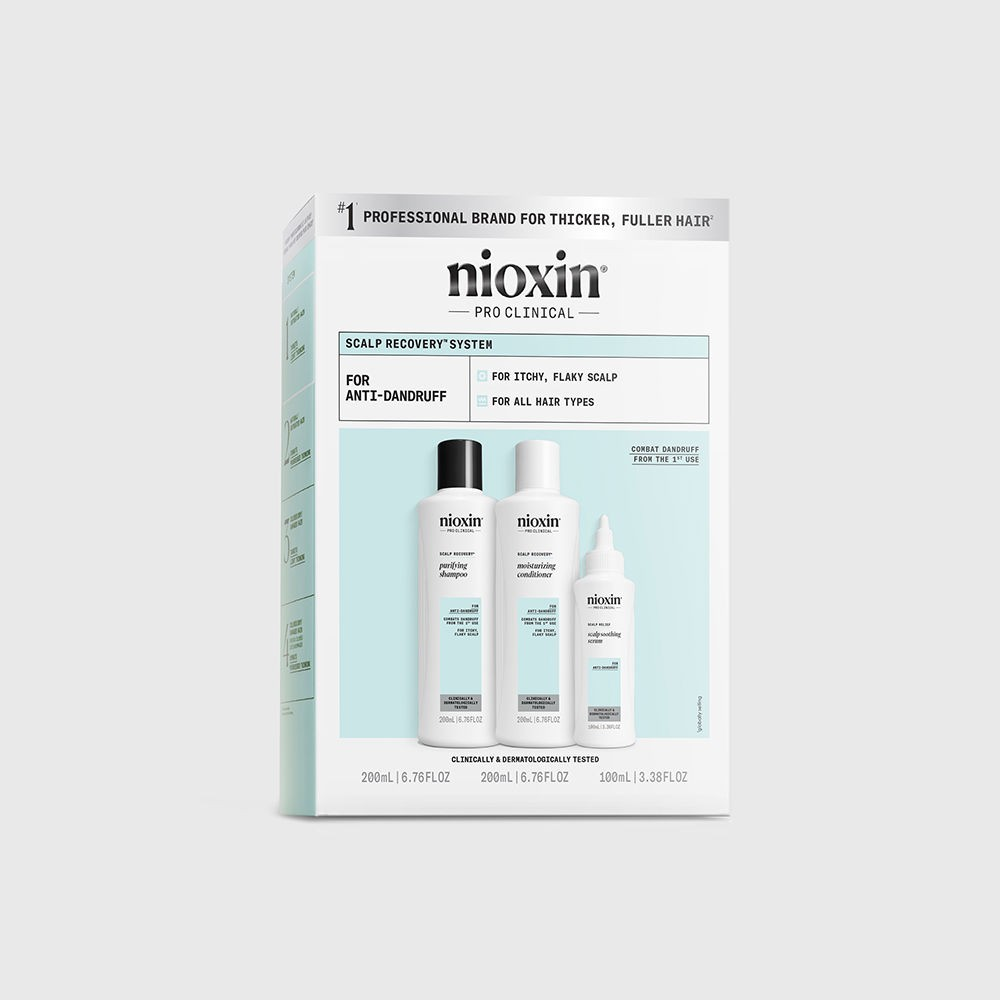 Nioxin pro clinical scalp recovery siystem tratamiento anti-caspa