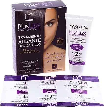 Maurens PlusLiss Alisado Brasileño Kit aplicación en casa