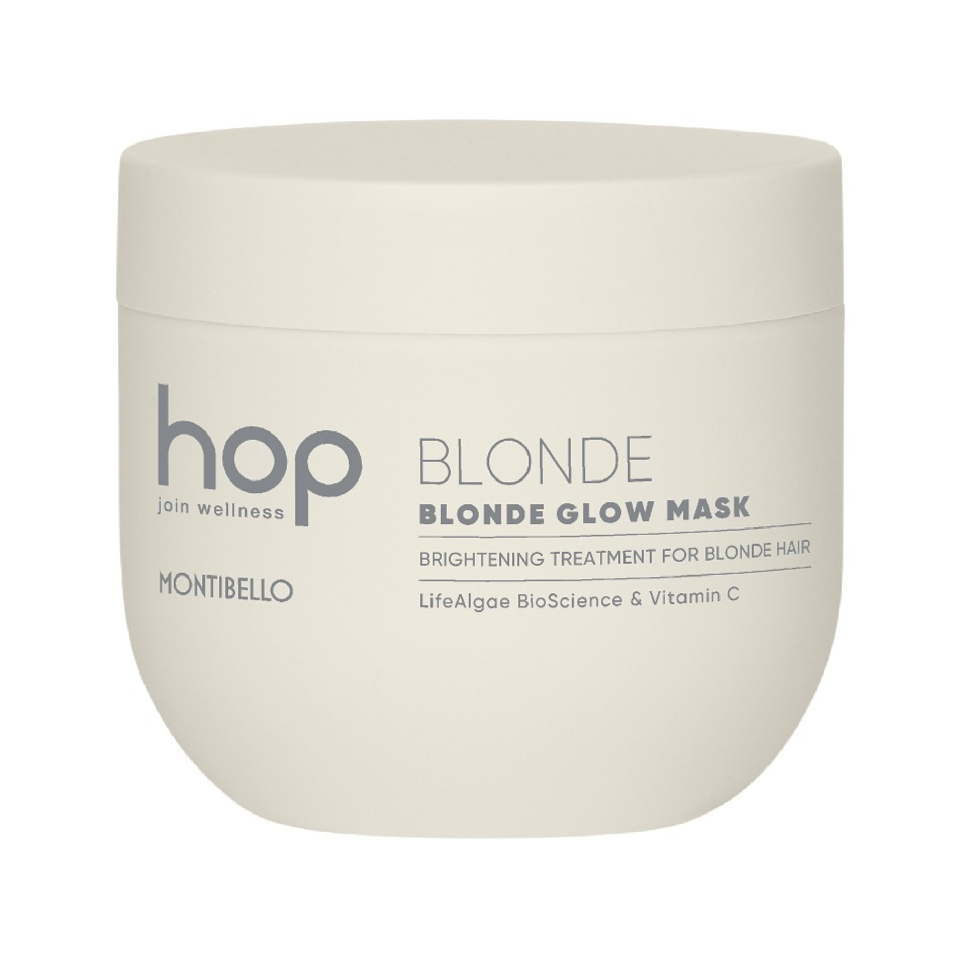 Montibello hop join wellness mascarilla iluminadora cabellos rubios 200/ 500ml