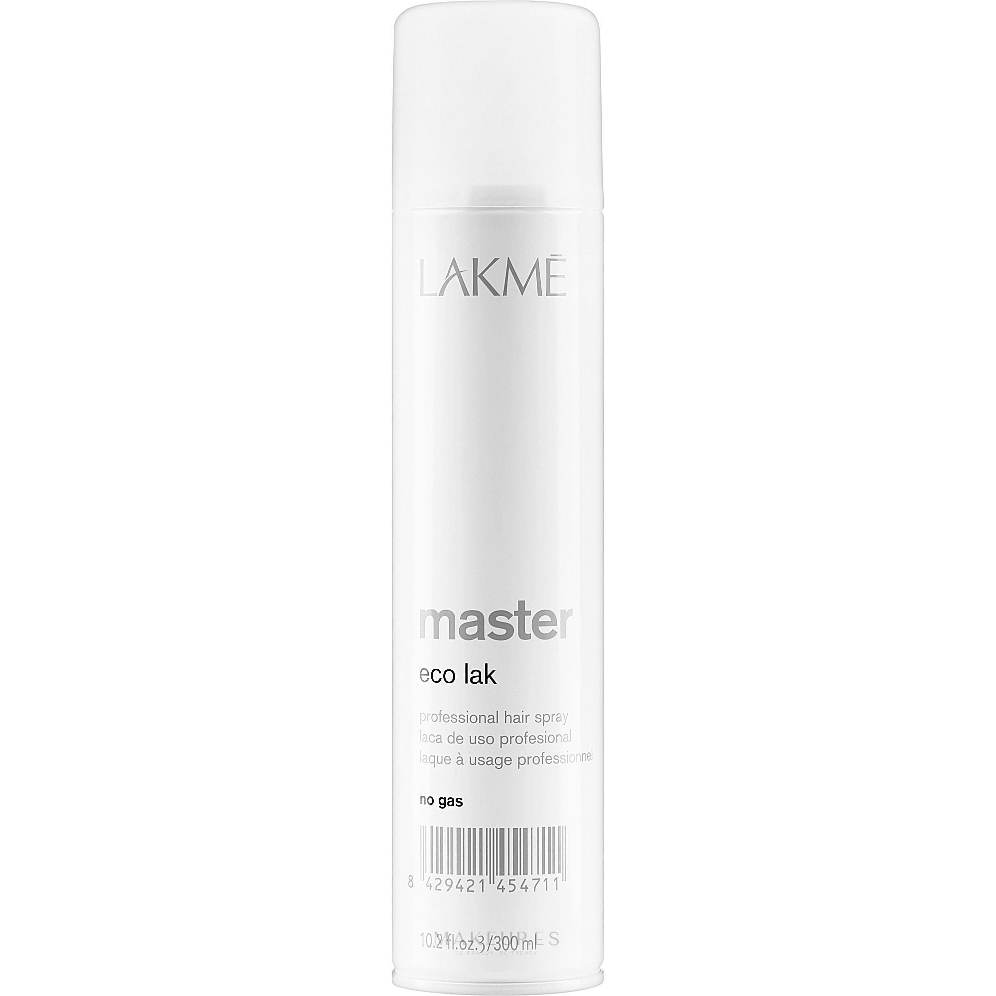 lakme master eco lak laca profesional sin gas fijación natural 300ml