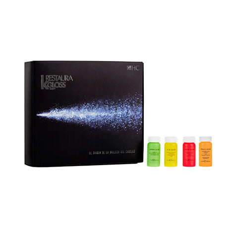 PACK RESTAURA K GLOSS Hydra Gloss, Acid Gloss, Nutri Gloss e Hyalu-C Gloss.