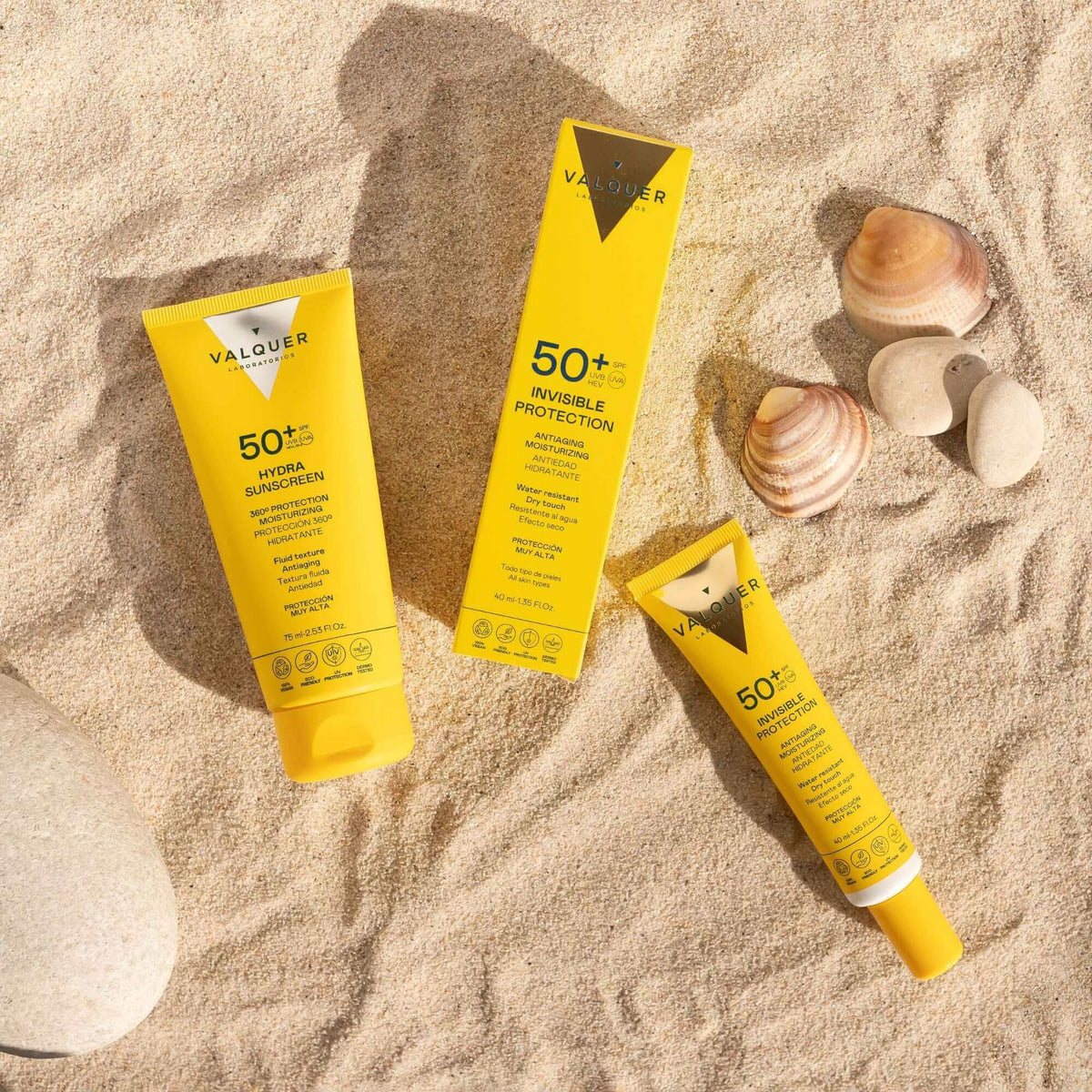 Protector Solar Invisible Pack Solar Facial Invisible Protection e Hydra Sunscreen SPF 50+ - 115 ...
