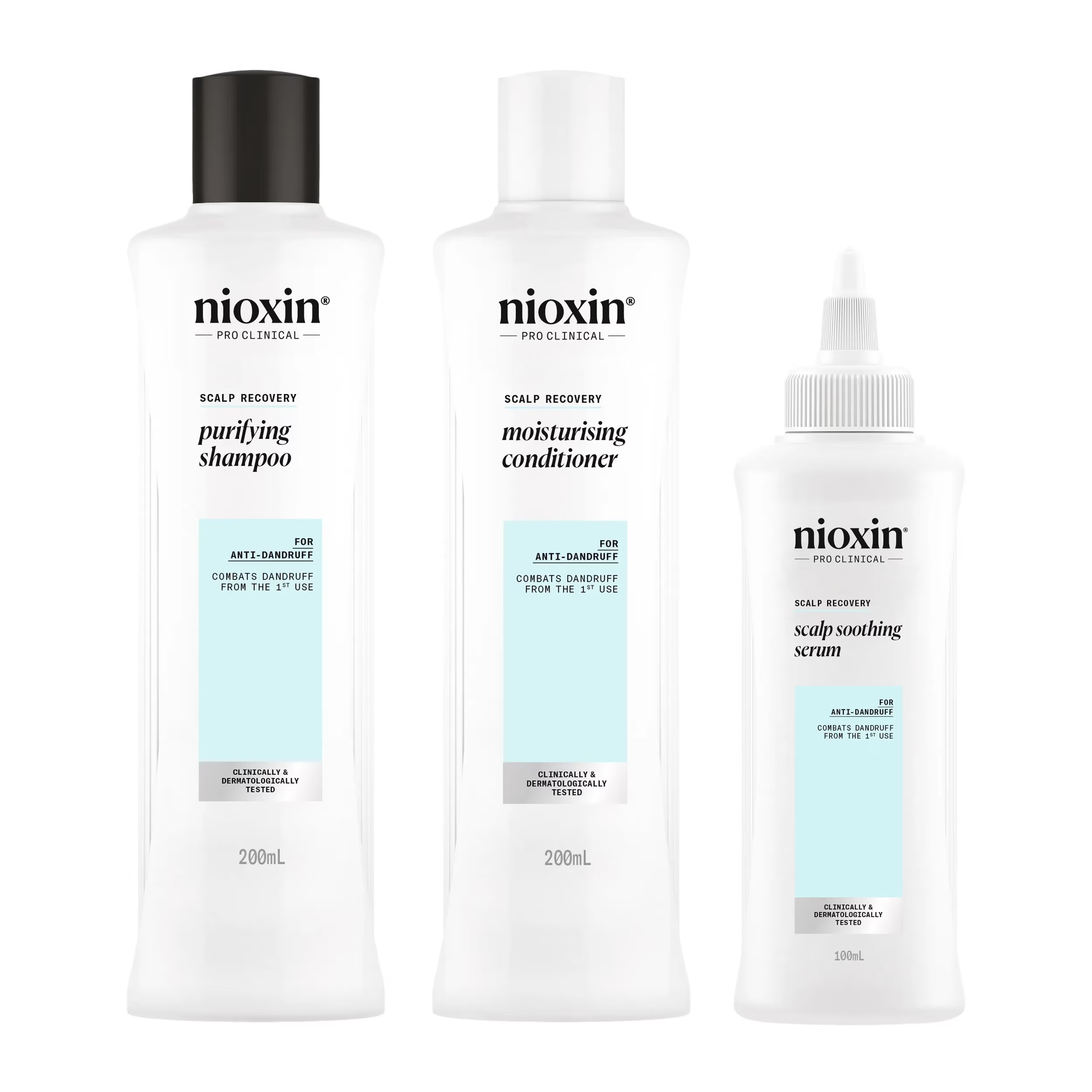 Nioxin pro clinical scalp recovery siystem tratamiento anti-caspa