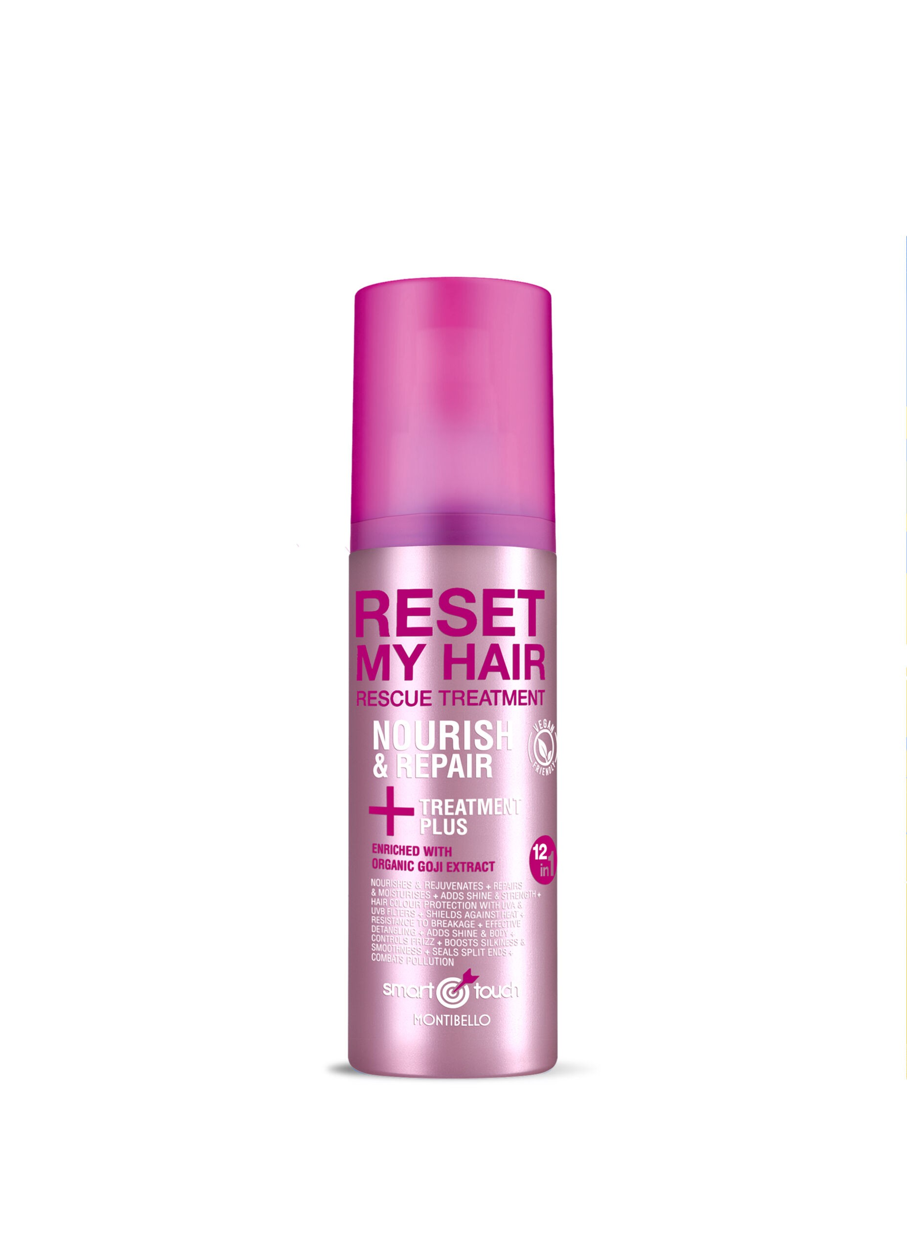 montibello reset my hair mascarilla reparadora enriquecida con extracto de goji organico 150ml