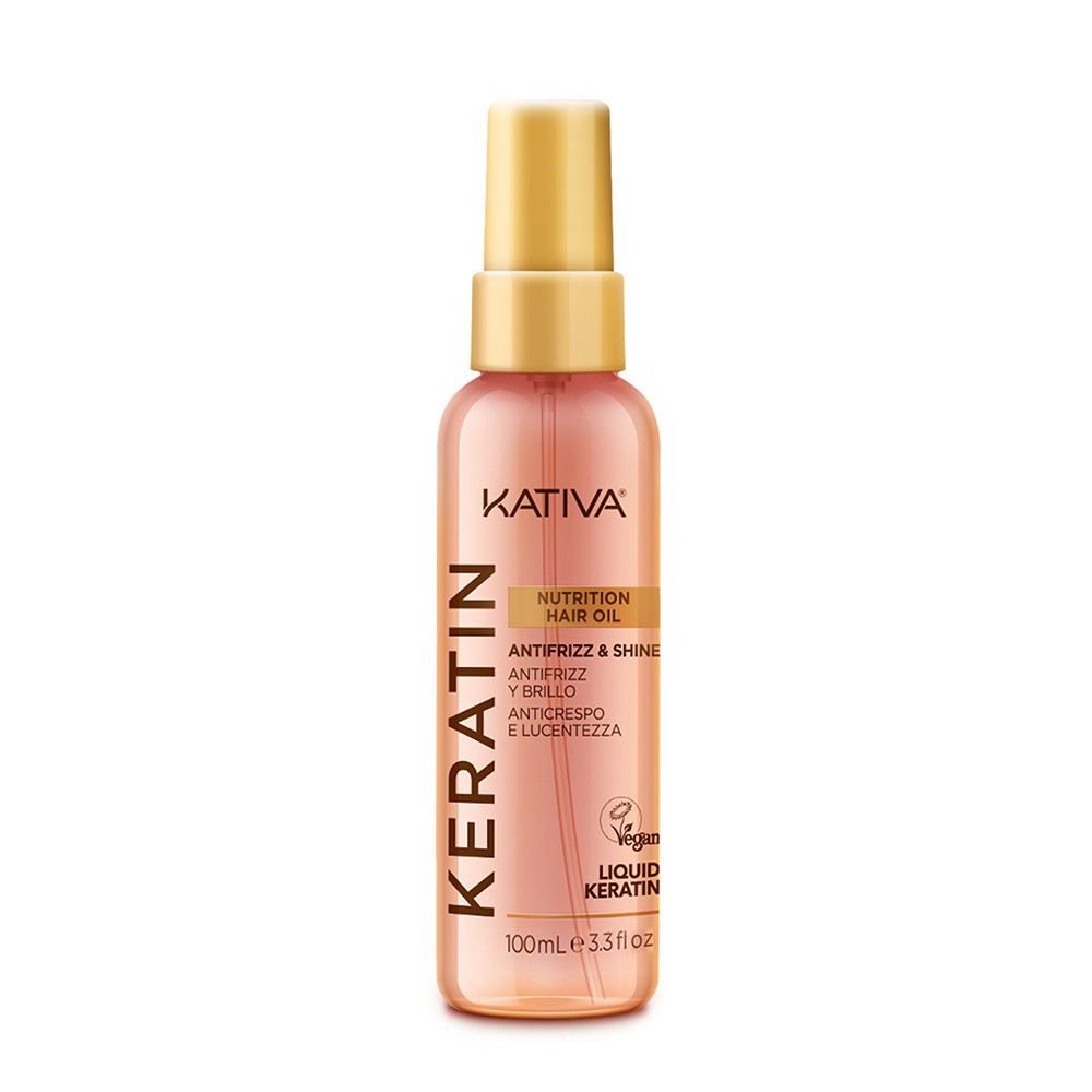 kativa keratin nutrition hair oil aceite capilar anti-frizz 100ml