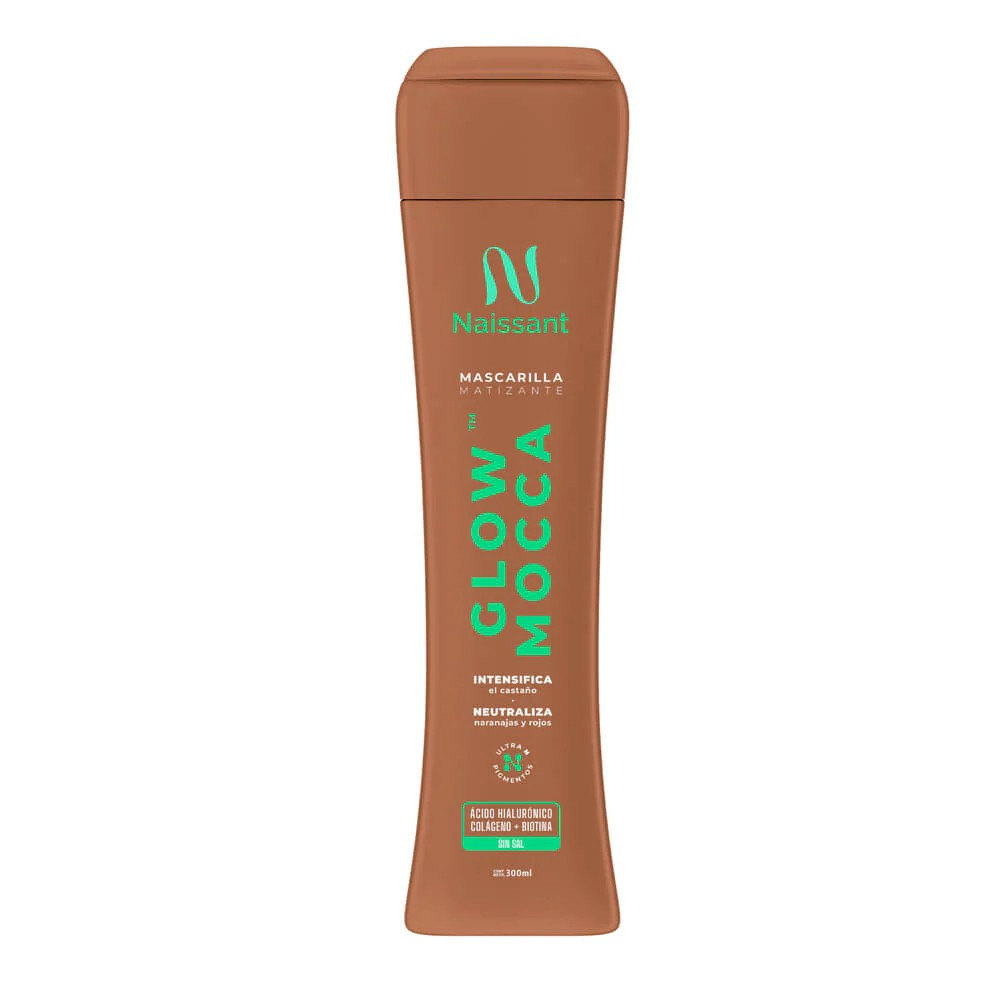 Naissant mascarilla matizante glow mocca castaños 300ml
