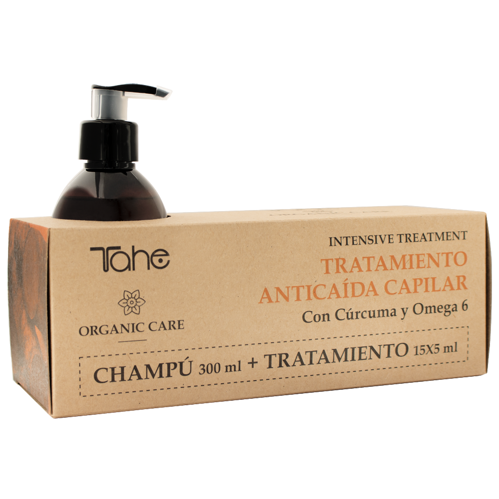 Tahe Pack anticaída: Champú + Tratamiento Intensive Organic Care