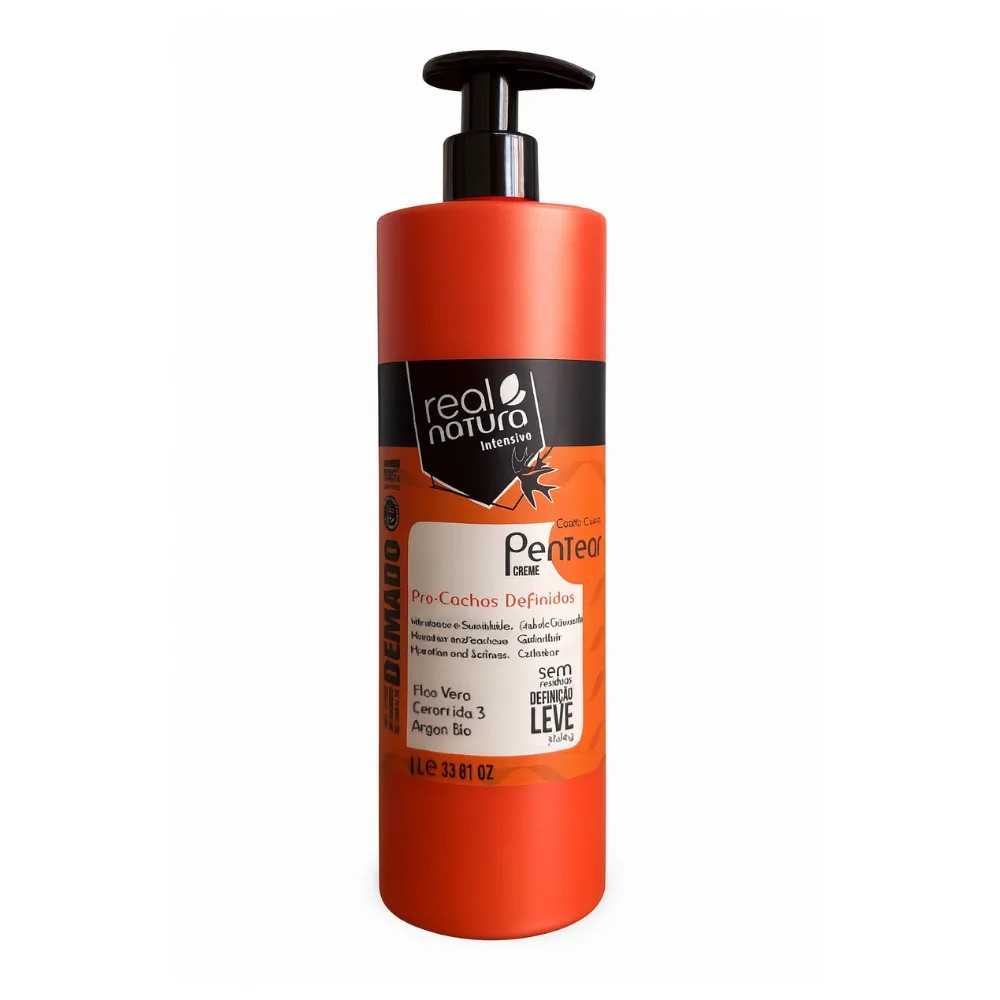 Real natura Pro-cachos definidos pantear crema para peinar 1000ml
