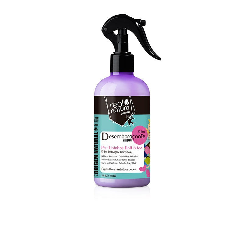 real natura spray desenredante pro lisinhos 300ml