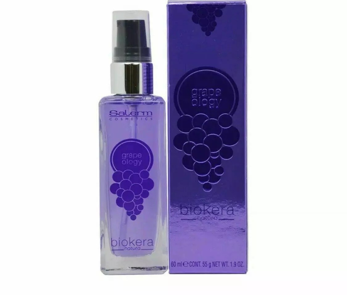 Salerm Biokera Serum Grapeology - Aceite de Uva - Nutre en Profundidad - Antioxidantes 60 ml