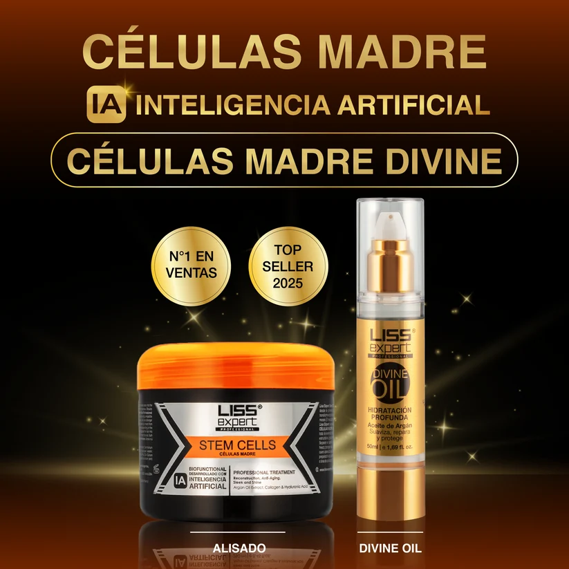 Liss expert Alisado Células Madre 250ml + Divine Oil 50ml