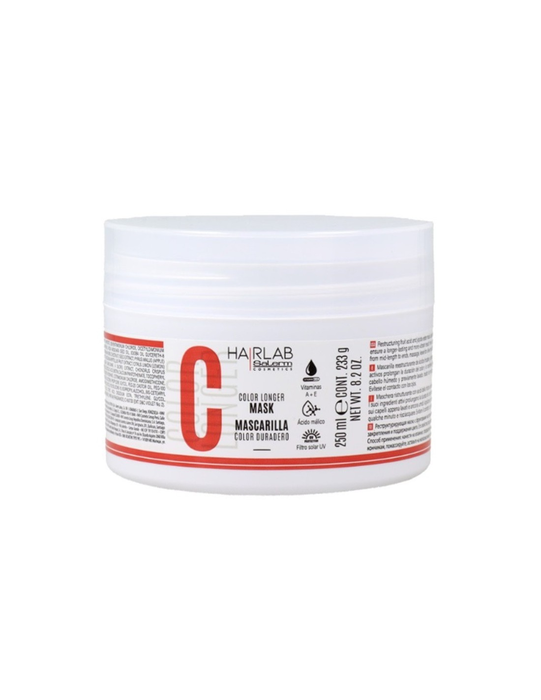Salerm cosmetics hair lab mascarilla color duradero