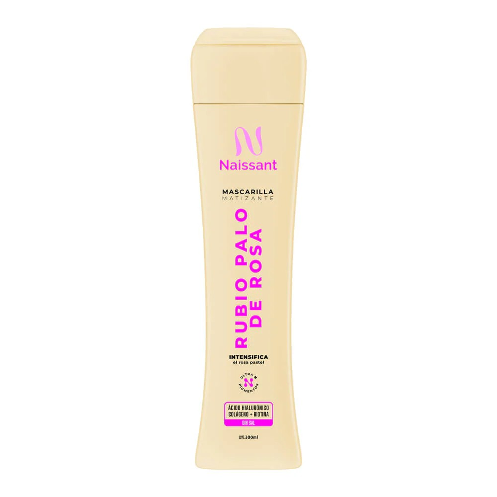 Naissant mascarilla matizante rubio palo rosa 300ml