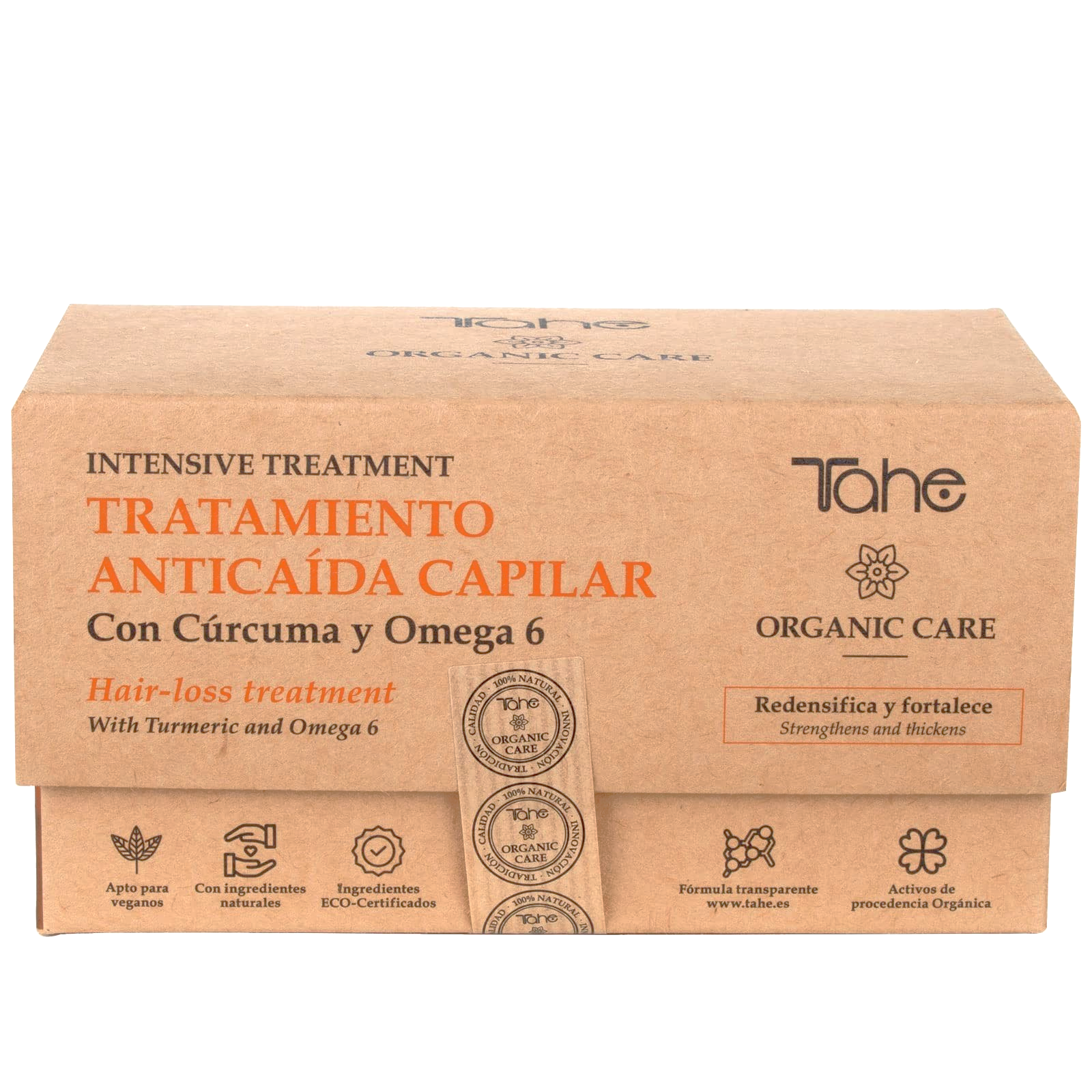 Tahe Organic Care Tratamiento Anticaída Capilar Intensivo 15x5ml