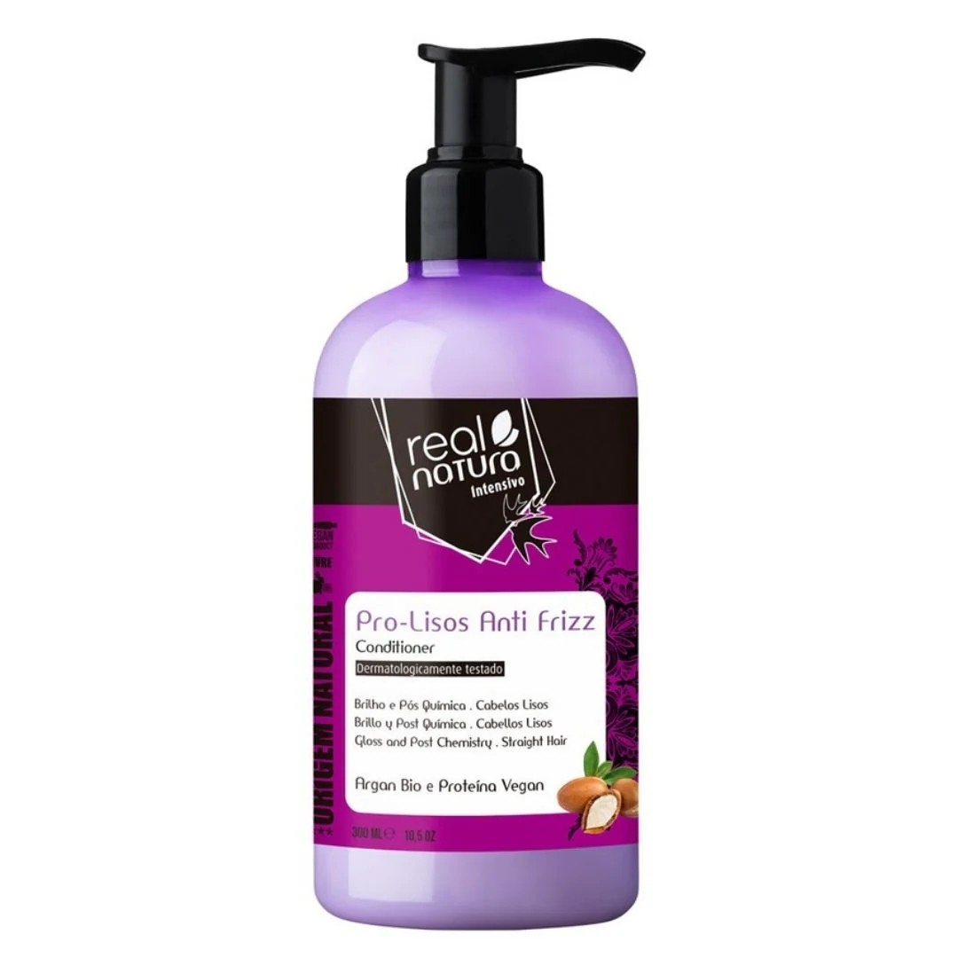 Real natura pro-lisos anti-frizz acondicionador 300ml