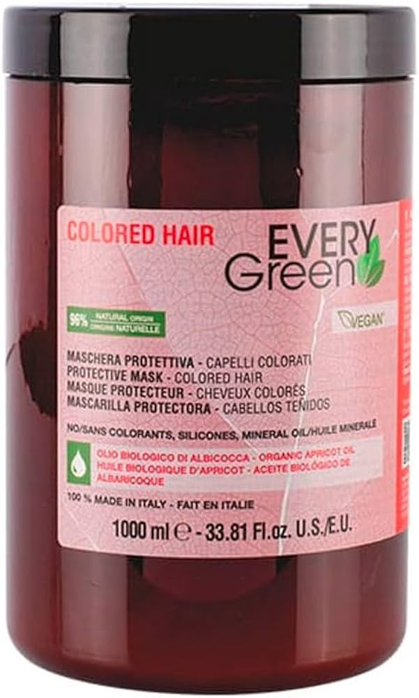 every green colored hair mascarilla restaurativa