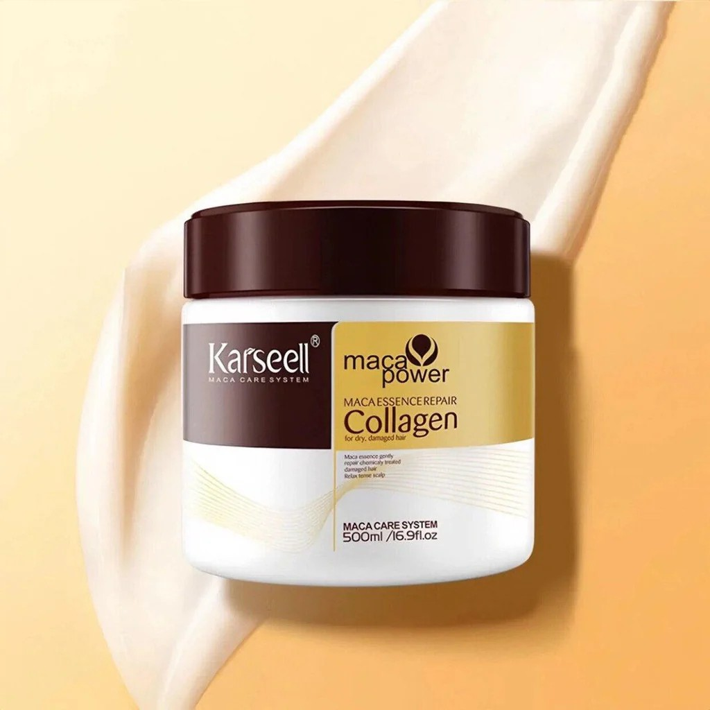 Karseell maca power maca essence repair mascarilla reparadora con colágeno 500ml