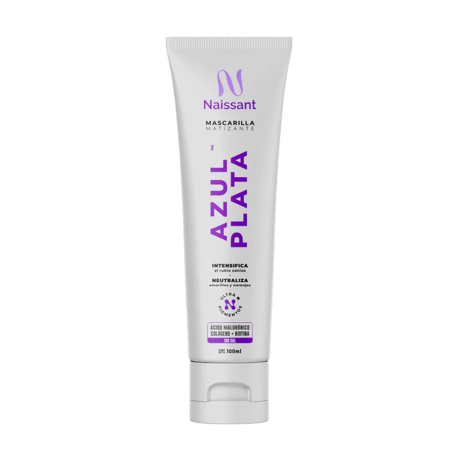 Naissant mascarilla matizante azul plata 100ml