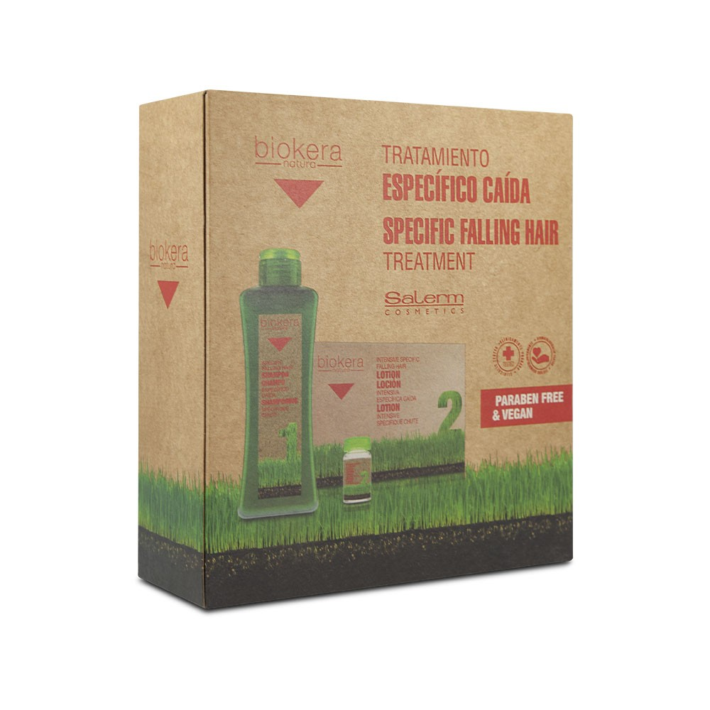 Salerm biokera pack tratamiento especifico anti-caida champú+locion