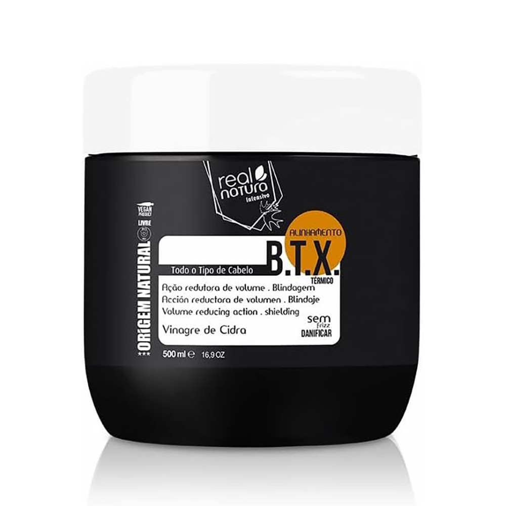 Real natura aliniamiento capilar B.T.X termico para todo tipo de cabello 500ml