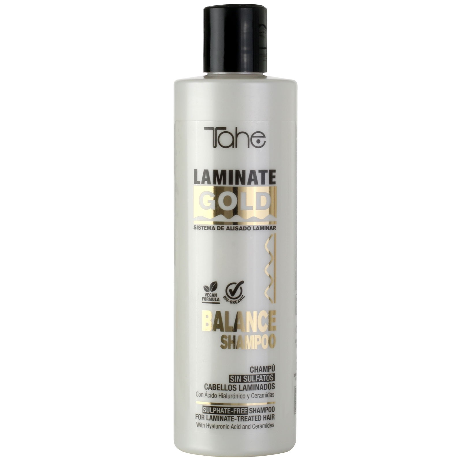 TAHE Laminate Gold Champú Balance sin sulfatos 300ml