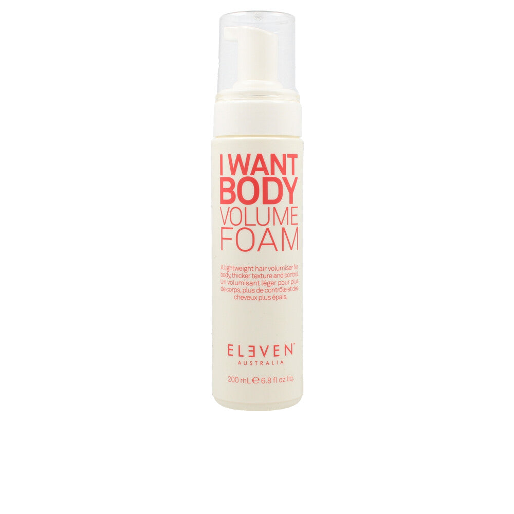 I WANT MY BODY VOLUME FOAM 200ML ELEVEN AUSTRALIA