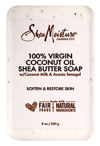 Jabón en barra aceite de coco 100% virgen Shea Moisture - peluofertas 