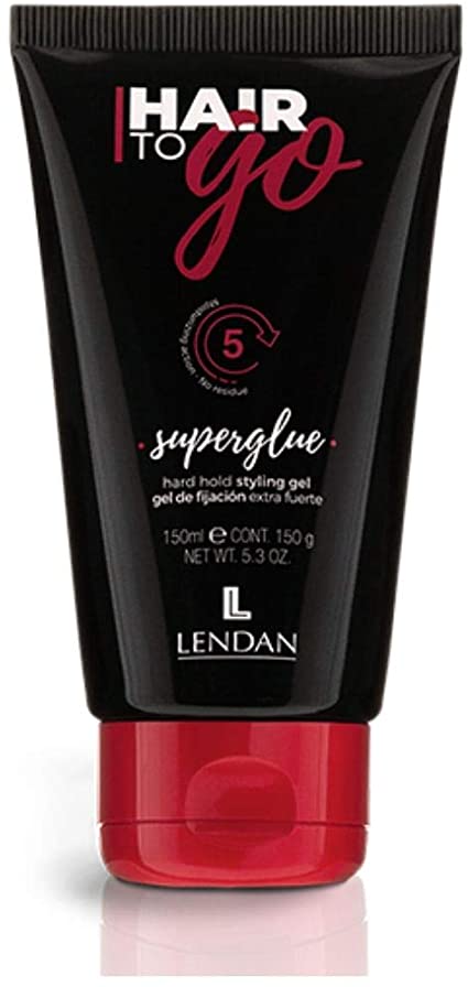 gel de fijación lendan  hair to go superglue fuerza 5* - peluofertas 