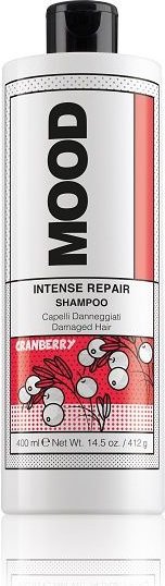 Shampo mood reparador intenso cabello dañado cramberry 400ml