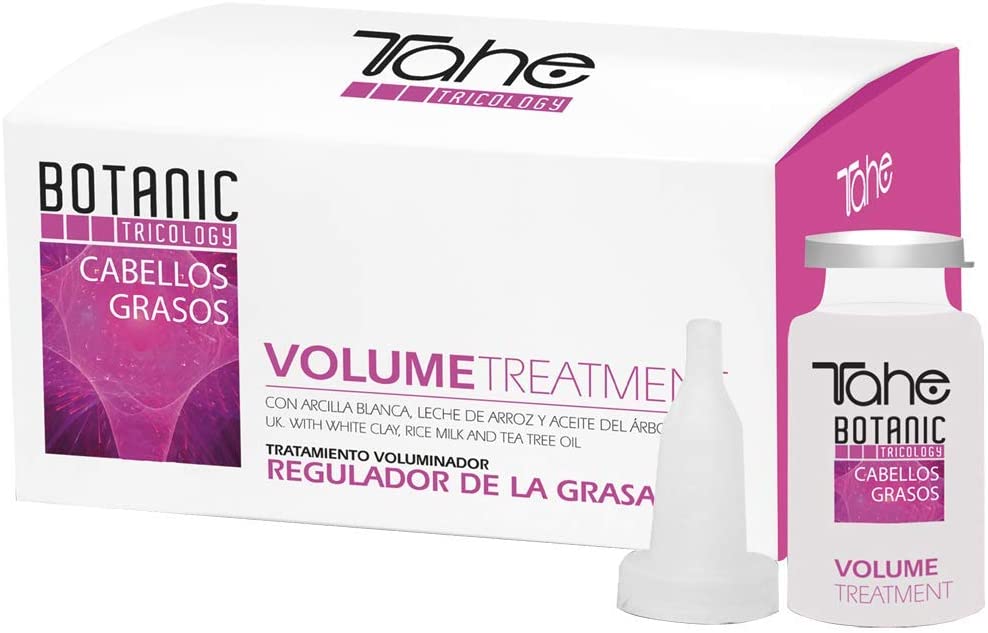 Tahe Botanic Antigrasa Tricology Tratamiento Volumen Regulador De Grasa 6x10ml