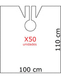 Paquete de capas desechables 50 unidades 100x110