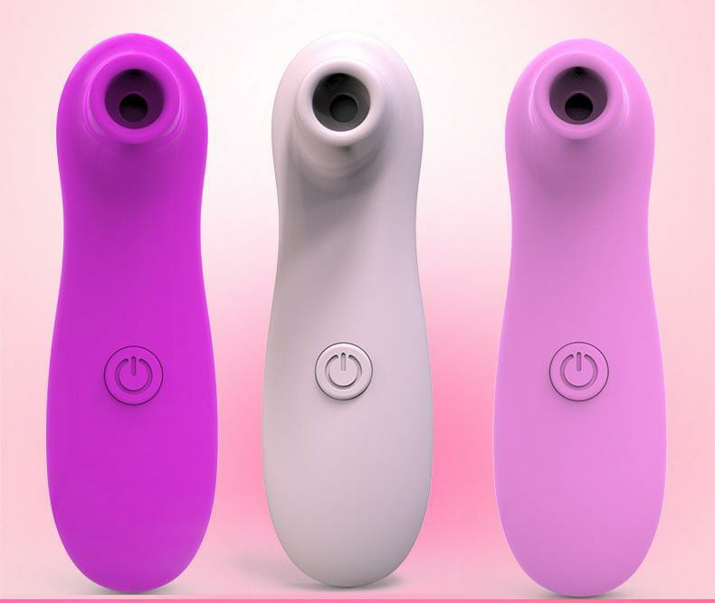 vibrador mini de succión y estimulación