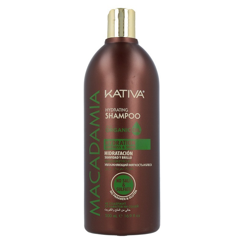 Kativa Macadamia champú hidratante 500ml/250ml