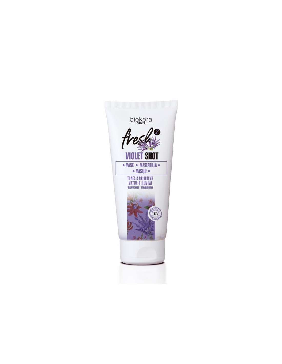 Biokera fresh violet shot mascarilla 200ml